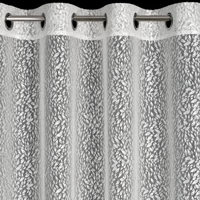 Kép 6/9 - Mera jacquard dekor függöny Fehér 140x250 cm 3