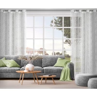 Kép 5/9 - Mera jacquard dekor függöny Fehér 140x250 cm 7
