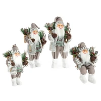 Kép 2/2 - Mikulás figura 78d Fehér 40 cm 1