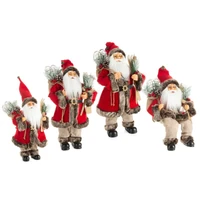 Kép 2/2 - Mikulás figura 79d Piros 40 cm 1