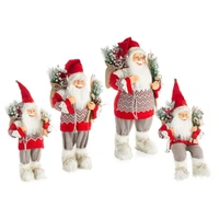 Kép 2/2 - Mikulás figura 81c Piros 40 cm 1