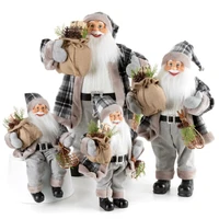 Kép 2/2 - Mikulás figura 82d Szürke 40 cm 1