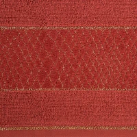 Kép 3/4 - Rosa lurex törölköző Téglavörös 70x140 cm 2