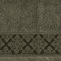 Kép 3/4 - Sara lurex törölköző Sötét olíva 30x50 cm 2