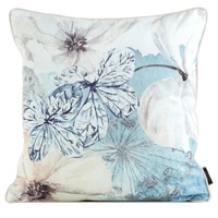 Kép 1/2 - Velvet10 bársony párnahuzat Kék 45x45 cm