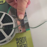 Kép 5/5 - műanyaggal bevont drótkötöző 2 mm x 25 m zöld
