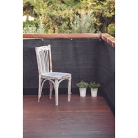 Kép 1/4 - BALCONY EASY - Hangulatos erkélyháló fűzőlyukakkal 0,9 x 5 m antracit