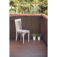 Kép 1/4 - BALCONY EASY - Hangulatos erkélyháló fűzőlyukakkal 0,9 x 5 m barna
