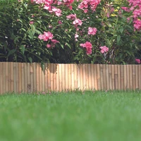 Kép 4/4 - BAMBOO BORDER - Természetes bambusz kerti szegély 0