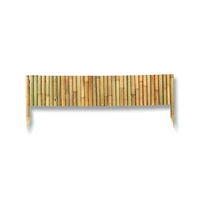 Kép 1/4 - BAMBOO BORDER - Természetes bambusz kerti szegély 0,35 x 1 m bambusz
