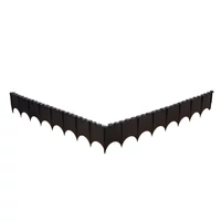 Kép 4/4 - DECO BARRIER - Leszúrható ágyásszegély dekoratív, köves stílusú szegélyszéllel, 77 x 12,5 cm, fekete sarok