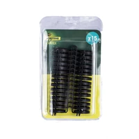Kép 3/5 - FIXATEX - Rögzítő kapocs szőtt árnyékoló hálókhoz Ø 4 cm fekete (10 darab / csomag)