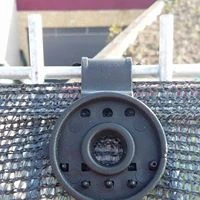 Kép 4/5 - FIXATEX - Rögzítő kapocs szőtt árnyékoló hálókhoz Ø 4 cm fekete (10 darab / csomag)