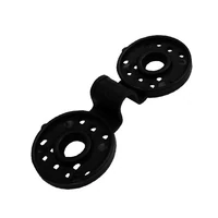 Kép 5/5 - FIXATEX - Rögzítő kapocs szőtt árnyékoló hálókhoz Ø 4 cm fekete (10 darab / csomag)