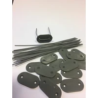 Kép 3/3 - FIXCANE - Speciális rögzítő mű nádfonatokhoz szürke (20 darab / csomag)