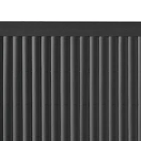Kép 1/3 - LITECANE PROFILE U - U-alakú lezáró profil PVC LITECANE nádkerítéshez 1,5 m szürke