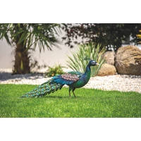 Kép 4/6 - PEACKY  - Stilizált dekoratív páva figura, 28 x 94 x m.52 cm, színes