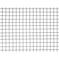 Kép 3/6 - SQUARE - Műanyag kertirács 1 x 5 m ezüst (10 x 10  mm)