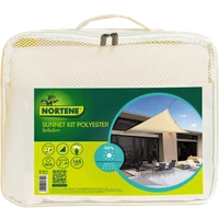 Kép 3/4 - SUNNET KIT POLYESTER - Napvitorla 5 x 5 x 5 m bézs