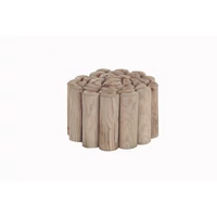 Kép 1/3 - TALOS ROLL  - Rönk jellegű fa ágyásszegély  Ø 5 x 20 x 150 cm natúr