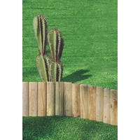 Kép 3/3 - TALOS ROLL  - Rönk jellegű fa ágyásszegély  Ø 5 x 20 x 150 cm natúr
