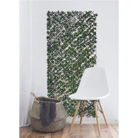 Kép 1/3 - TRELLIBAMBU BUXUS - Bambusz apácarács buxus díszlevelekkel 1 x 2 m zöld-barna