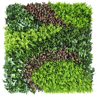 Kép 4/8 - VERTICAL COSTA - Zöldfal vegyes levelekkel 1 x 1 m többszínű