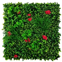 Kép 8/8 - VERTICAL VILLA - Zöldfal Bougainvillea virággal. 1 x 1 m zöld