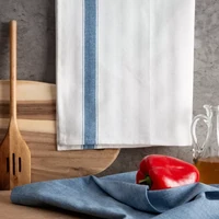 Kép 2/4 - Sofia 2db-os pamut konyharuha szett Kék 50x70 cm 3