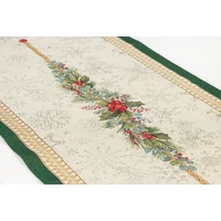 Kép 2/5 - Bells gobelin asztali futó csengős 37x100 cm arany lurex 1
