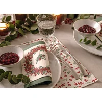 Kép 2/2 - Berry wreath bogyós karácsonyi szalvéta 3 rétegű 20 db/csomag - koktélszalvéta 1