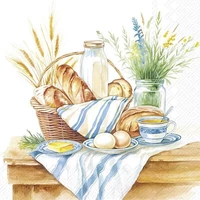 Kép 1/2 - Breakfast time reggelizős szalvéta 3 rétegű 20 db/csomag