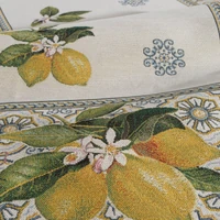 Kép 5/6 - Citromos gobelin asztalterítő Natúr 40x100 cm - 5 cm 4
