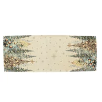 Kép 5/5 - Csillogó erdő gobelin asztali futó 37x100 cm arany lurex 4