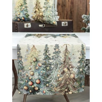 Kép 3/5 - Csillogó erdő gobelin asztali futó 44x180 cm arany lurex 2