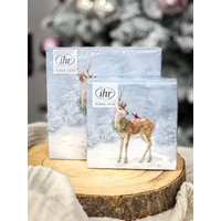 Kép 3/3 - Deer in snow őzikés szalvéta 3 rétegű 20 db/csomag - koktélszalvéta 2