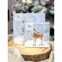 Kép 2/3 - Deer in snow őzikés szalvéta 3 rétegű 20 db/csomag 1