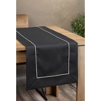 Kép 1/10 - Dorita fekete asztalterítő Fekete 40x140 cm