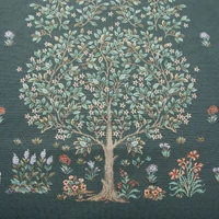 Kép 3/4 - Gobelin asztalterítő fa motívummal Zöld 140x180 cm - 5 cm 2