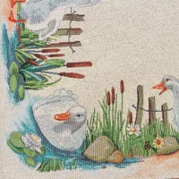 Kép 3/5 - Gobelin terítő 4097 Natúr 100x100 cm - 5 cm 2