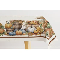 Kép 1/4 - HARVEST őszi tökös leveles 140x240 cm asztalterítő 