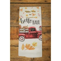 Kép 3/4 - Hello Fall őszi pamut konyharuha 60x40 cm 2