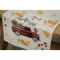 Kép 4/4 - Hello Fall őszi pamut konyharuha 60x40 cm 3