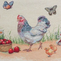 Kép 3/5 - Húsvéti terítő gobelin 1287 Natúr 40x100 cm - 5 cm 2