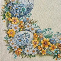 Kép 3/4 - Húsvéti terítő gobelin 67 Natúr 140x180 cm - 5 cm 2