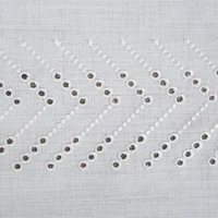 Kép 4/6 - Ines hímzett asztalterítő Krémszín 160x300 cm 3