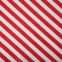 Kép 4/7 - Ines piros fehér csíkos terítő Fehér 145x220 cm 2