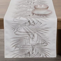 Kép 1/8 - Ines tavaszi asztalterítő Natúr 40x180 cm