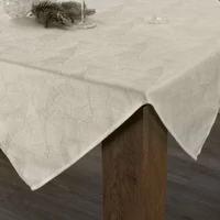 Kép 3/7 - Isla jacquard asztalterítő Krémszín 140x300 cm 1