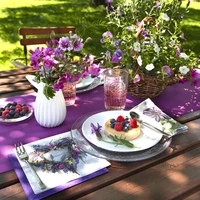 Kép 3/3 - Lavender heart szalvéta 3 rétegű 20 db/csomag 2